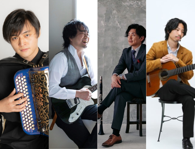 Accordion/guitar/Clarinet/guitar