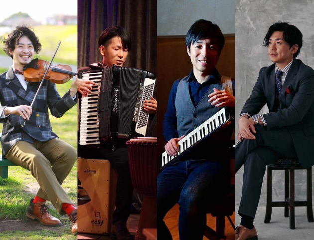 Clarinet/Keyboard Harmonica/Percussion/Fiddle