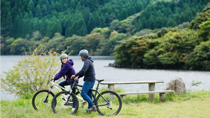 箱根の自然を満喫する