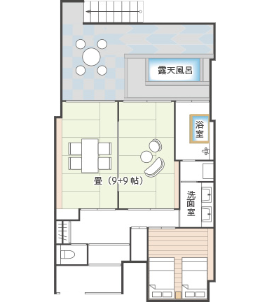 大正時代：ハイカラ　間取り