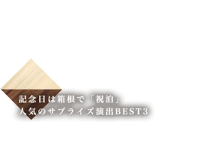 記念日旅行を成功させるコツ