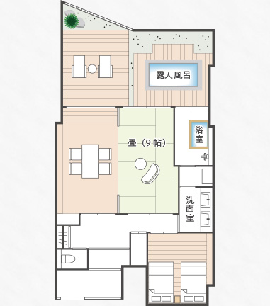 広大なすすき野原：うつろい　間取り